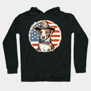 Jack Russell Terrier 4th of July Hoodie